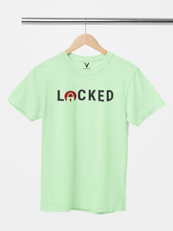 Locked Lock Unisex T-Shirt - Image 3