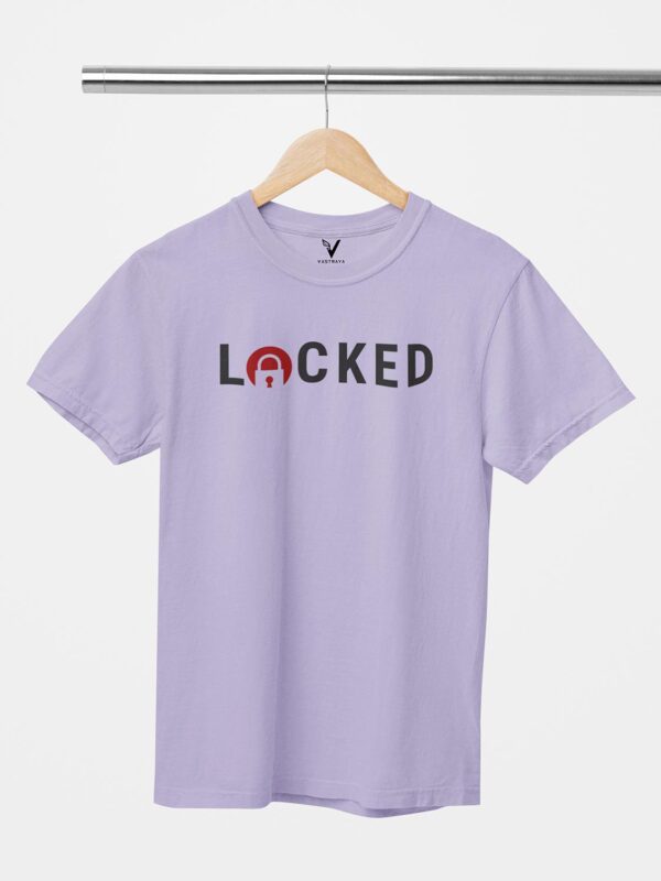 Locked Lock Unisex T-Shirt - Image 4