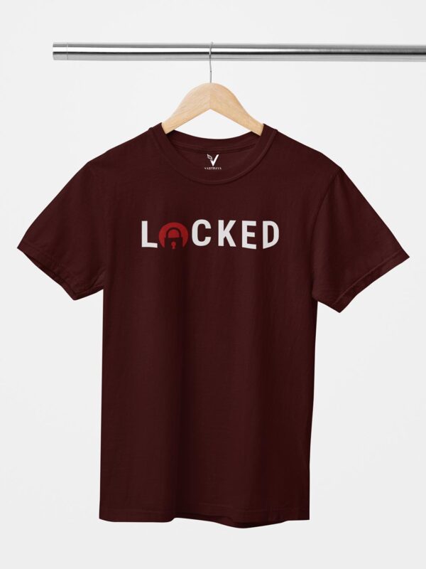 Locked Lock Unisex T-Shirt - Image 6