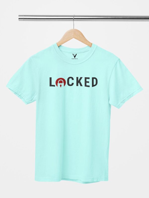 Locked Lock Unisex T-Shirt - Image 7