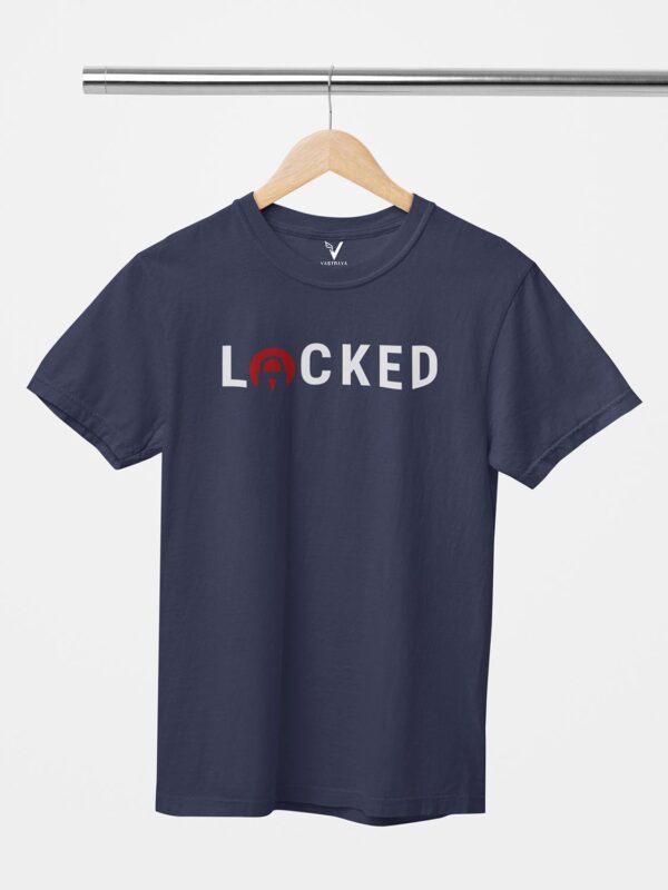 Locked Lock Unisex T-Shirt - Image 8