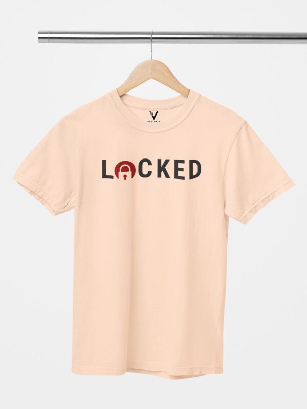 Locked Lock Unisex T-Shirt - Image 9