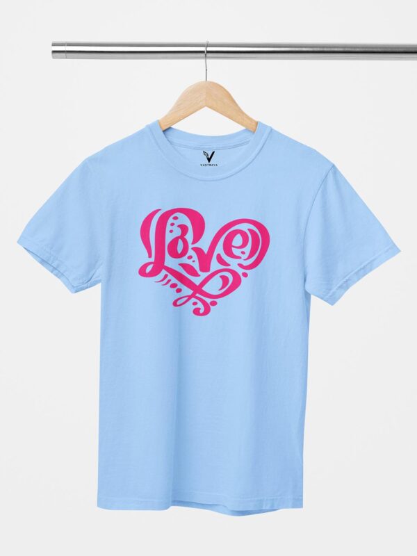 Love Heart Unisex T-Shirt - Image 7