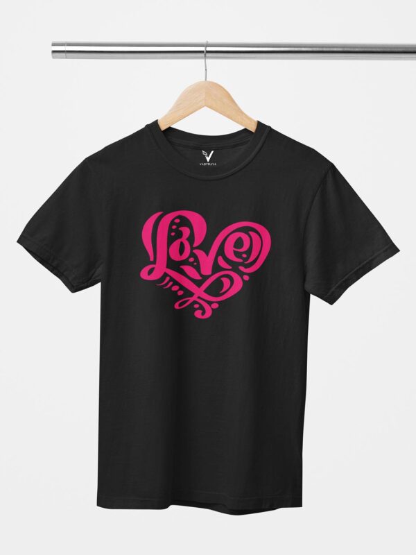 Love Heart Unisex T-Shirt - Image 8