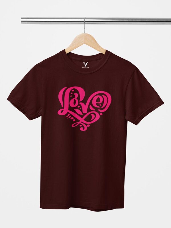 Love Heart Unisex T-Shirt - Image 2