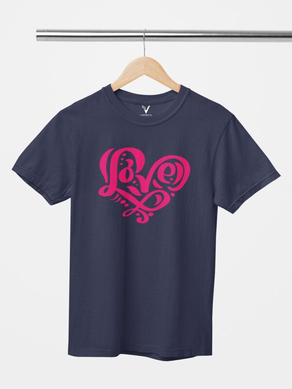 Love Heart Unisex T-Shirt - Image 3