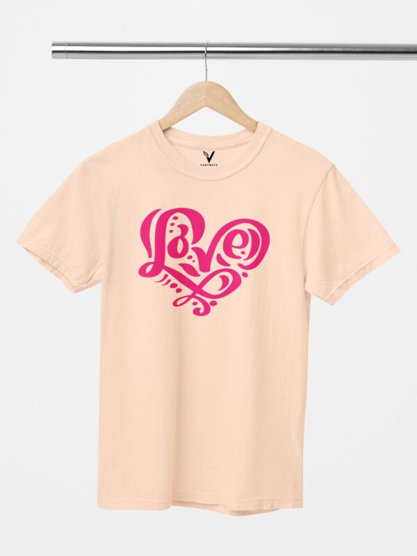 Love Heart Unisex T-Shirt - Image 4
