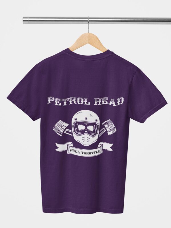 Petrol Head Design Printed Unisex T-Shirt - Image 2