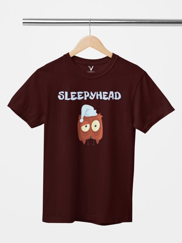 Sleepy Head Unisex T-Shirt - Image 2