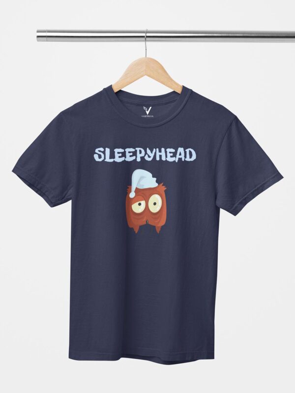 Sleepy Head Unisex T-Shirt - Image 3