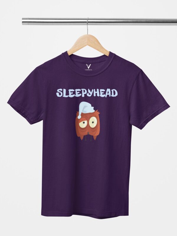 Sleepy Head Unisex T-Shirt - Image 4