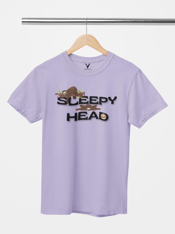 Sleepy Head Sloth Unisex T-Shirt - Image 8