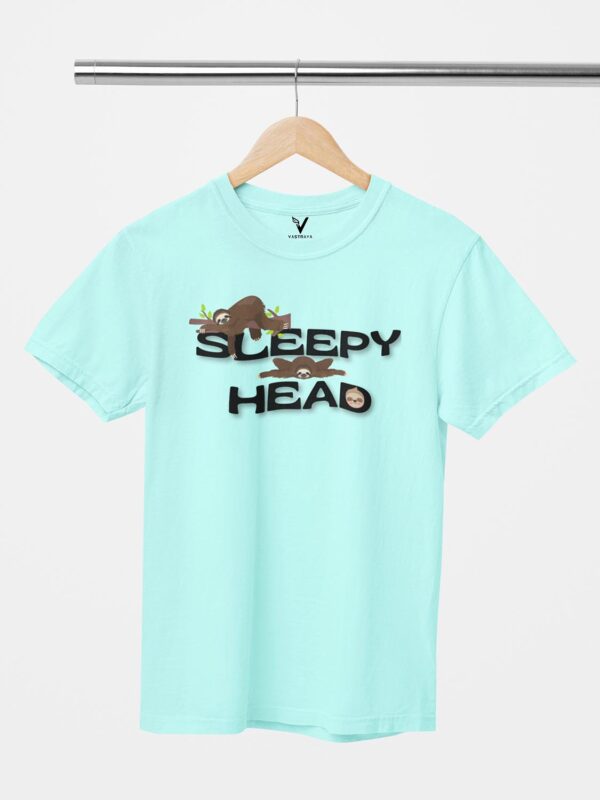 Sleepy Head Sloth Unisex T-Shirt - Image 10