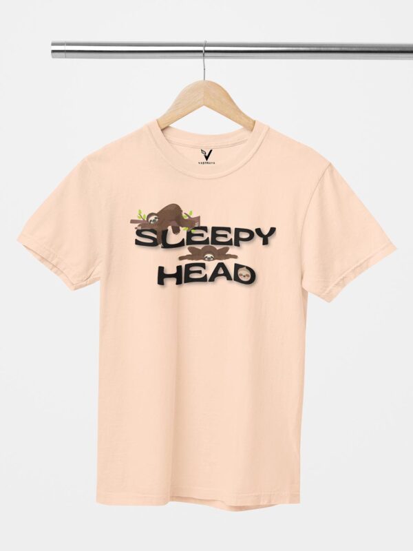 Sleepy Head Sloth Unisex T-Shirt - Image 12
