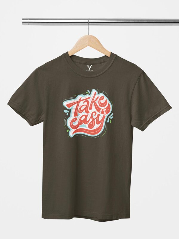 Take It Easy Unisex T-Shirt - Image 4