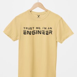 Trust Me I'm an Engineer Glitch Design Printed Unisex T-Shirt