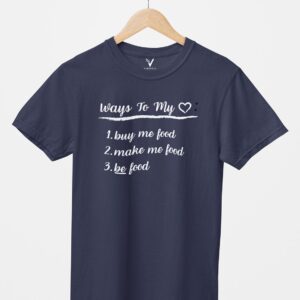 Ways To My Heart Design Printed Unisex T-Shirt