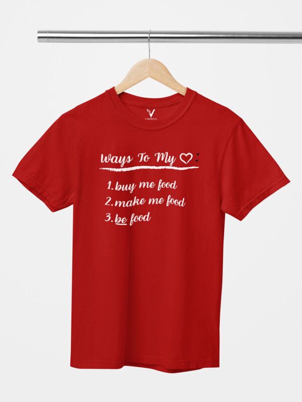 Ways To My Heart Design Printed Unisex T-Shirt - Image 6