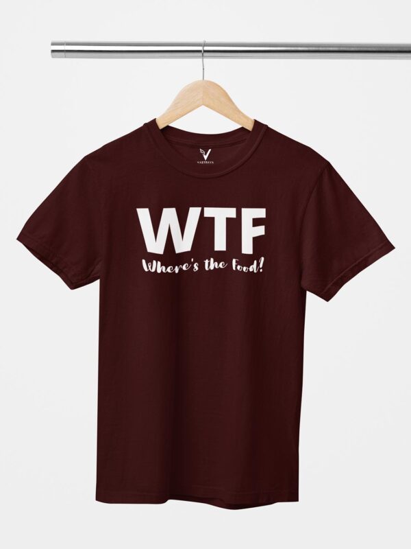 WTF Design Printed Unisex T-Shirt