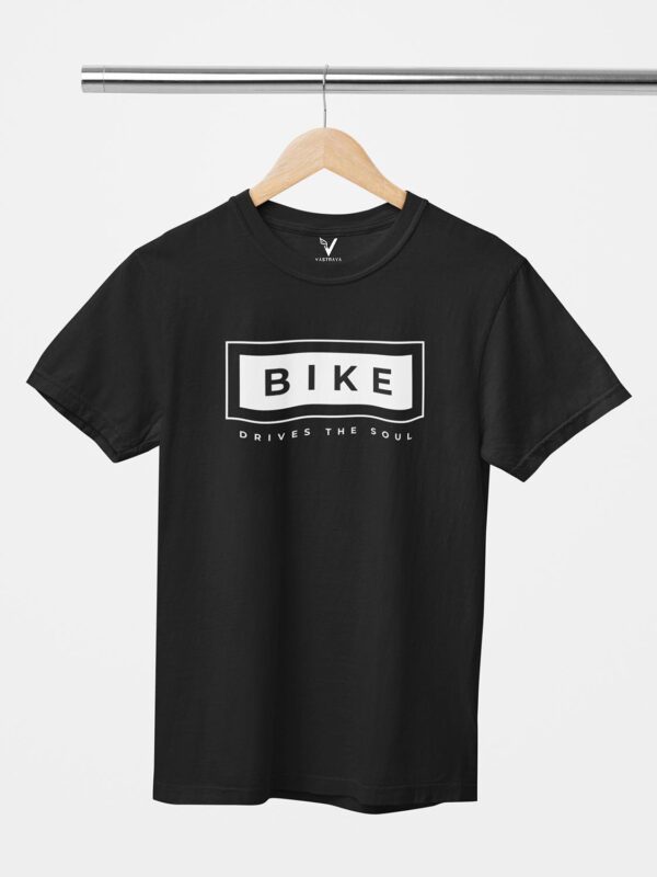 Bike Drives The Soul Design Printed Unisex T-Shirt - Image 10