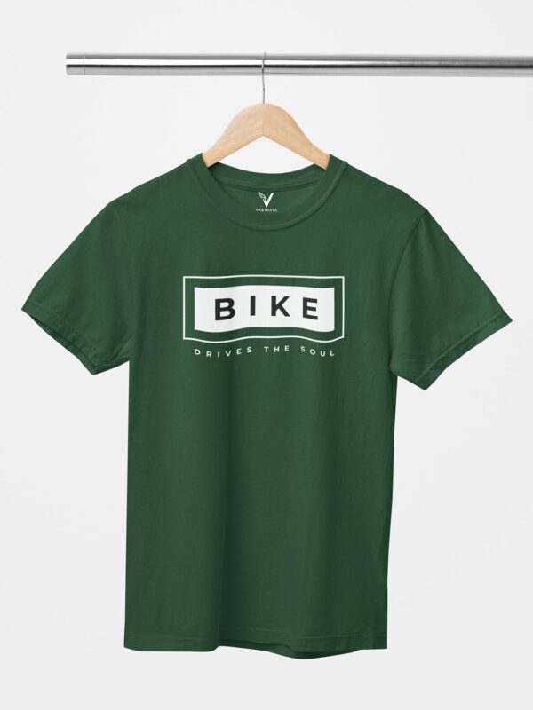 Bike Drives The Soul Design Printed Unisex T-Shirt