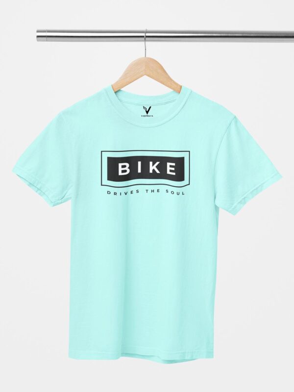 Bike Drives The Soul Design Printed Unisex T-Shirt - Image 3