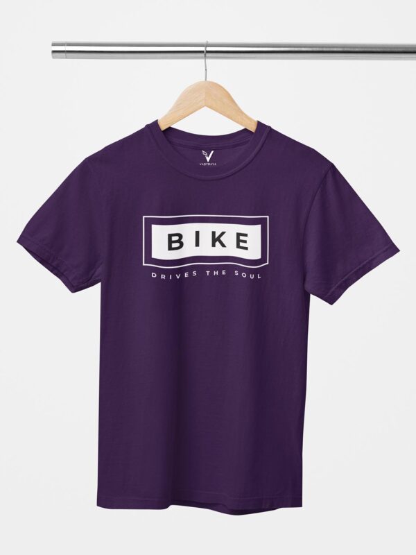 Bike Drives The Soul Design Printed Unisex T-Shirt - Image 6
