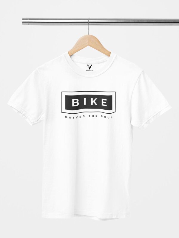 Bike Drives The Soul Design Printed Unisex T-Shirt - Image 8