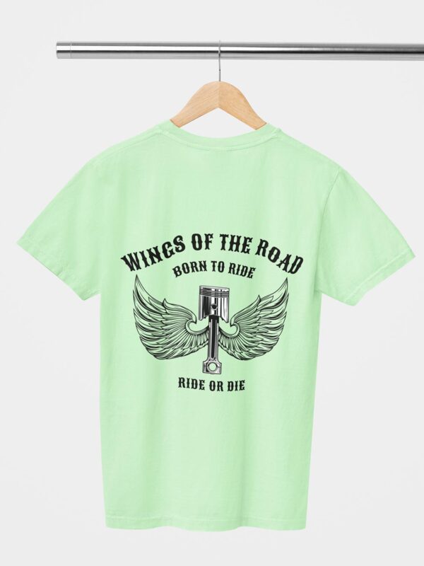 Wings Of The Road Design Printed Unisex T-Shirt - Image 12
