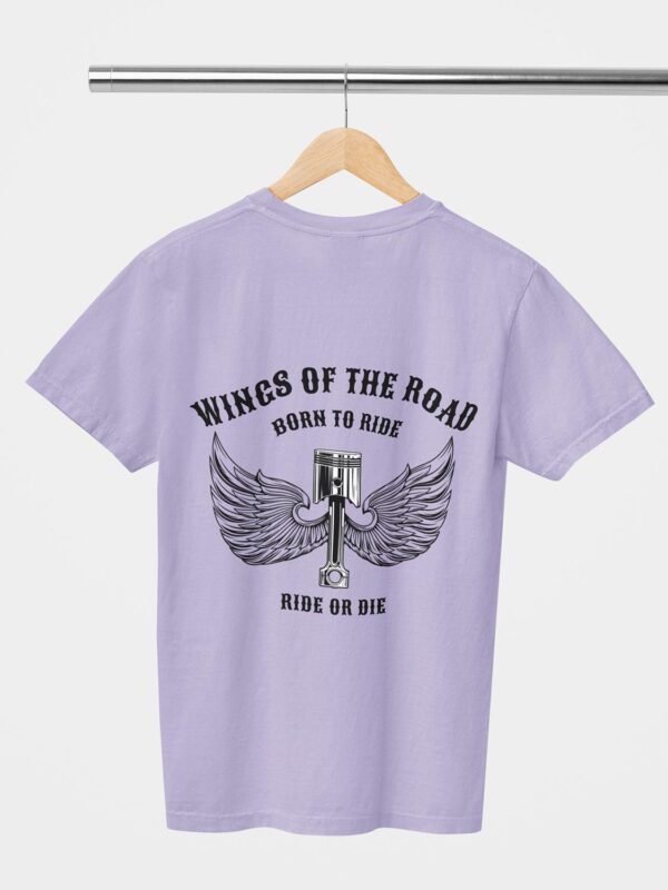 Wings Of The Road Design Printed Unisex T-Shirt